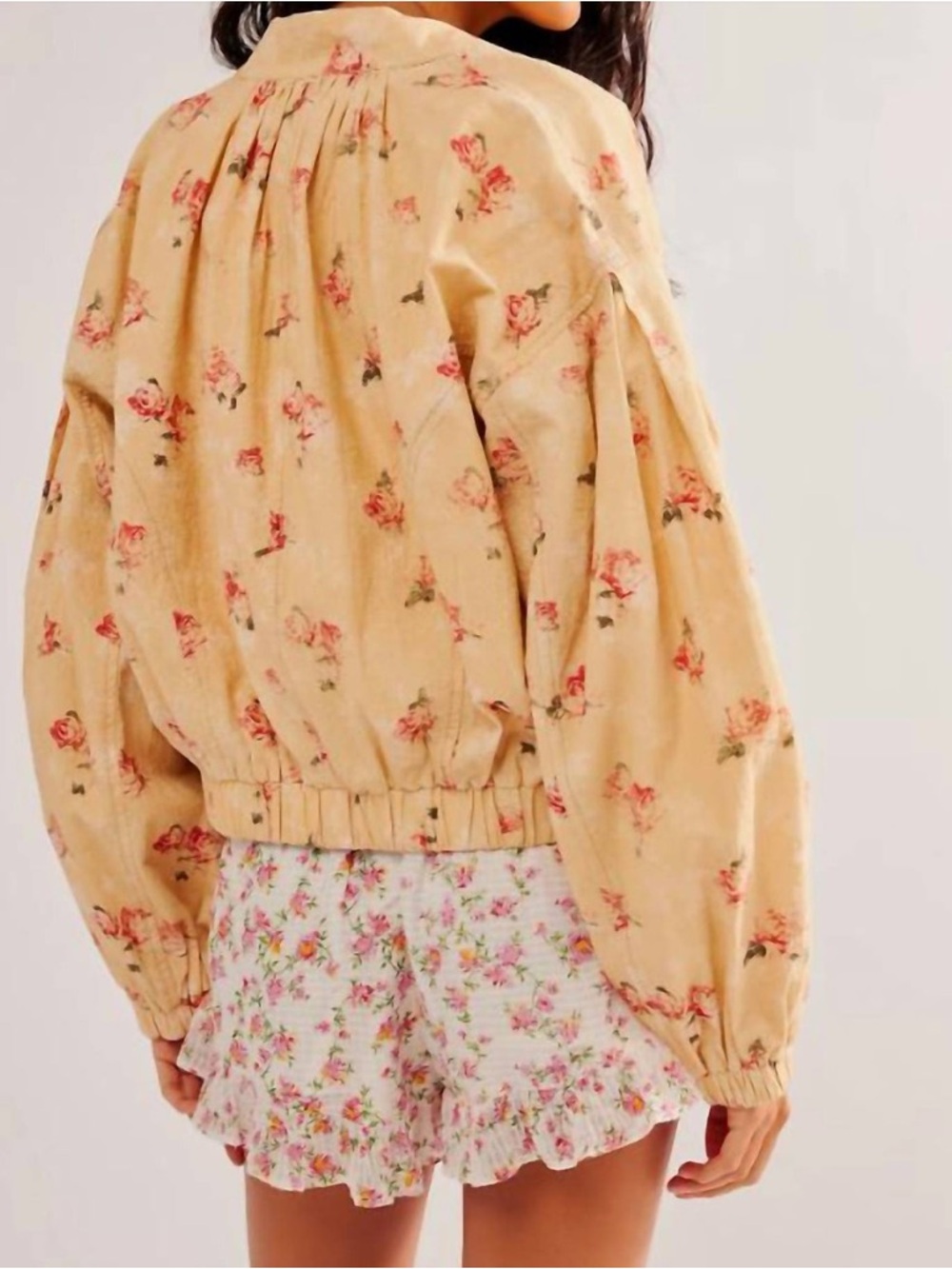 Free People Rory Floral Bomber Jacket size - Picture 3 of 9